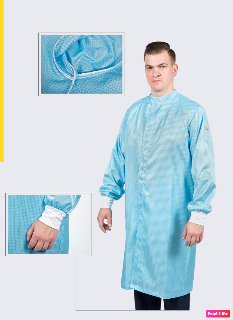 Halate Cleanroom, diferite culori